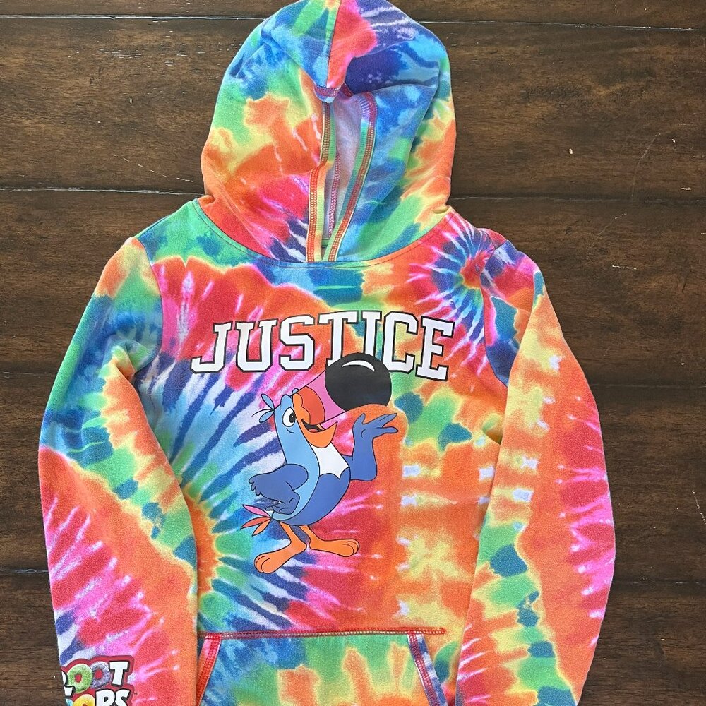 Justice Froot Loops sweatshirt